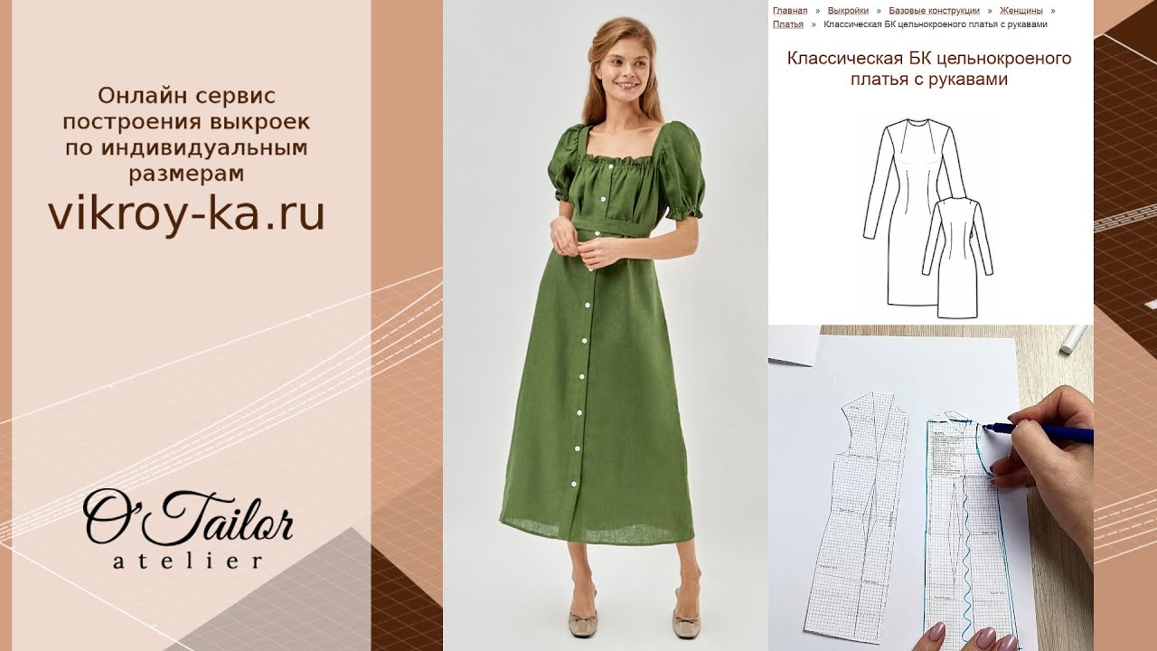 Модное платье за 25 минут от Ольги Никишичевой