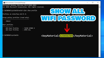 Find All WIFI Passwords With Only 1 Command | Windows 10, 8.1, 8, 7