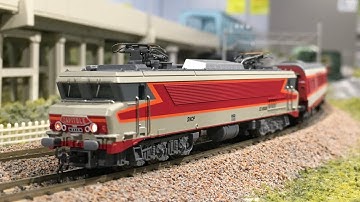 MINITRIX SNCF CC6500 und Grand-Comfort-Wagen „TEE le CAPITOLE" Spur N, leaf im „Hobbycenter KATO"