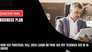 HOW SEO PRACTICAL FULL 2026 LEARN ON PAGE OFF TECHNICA SEO