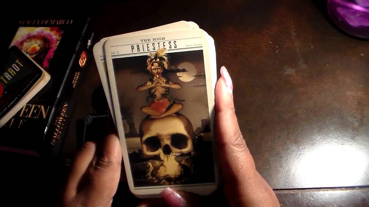 ASMR Halloween OracleDeck and Chewing Twizzlers