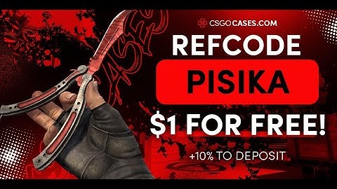THIS SITE IS GIVES HUGE CHANGE!  CSGOCASES FREE 1$ CODE