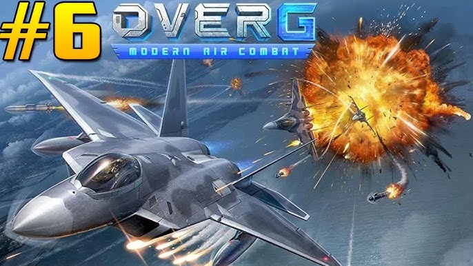 Jogo de Avião Caça Para Celular Over G: Modern Air Combat Android Gameplay  Parte 5 