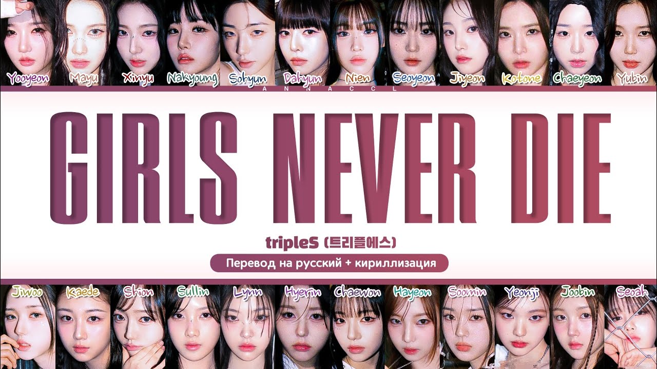 TripleS Girls Never Die Color Coded Lyrics YouTube triples-girls-never-die-color-coded-lyrics-youtube