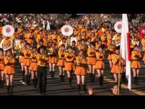 京都橘高校 吹奏楽部 ローズパレード２０１２ Youtube