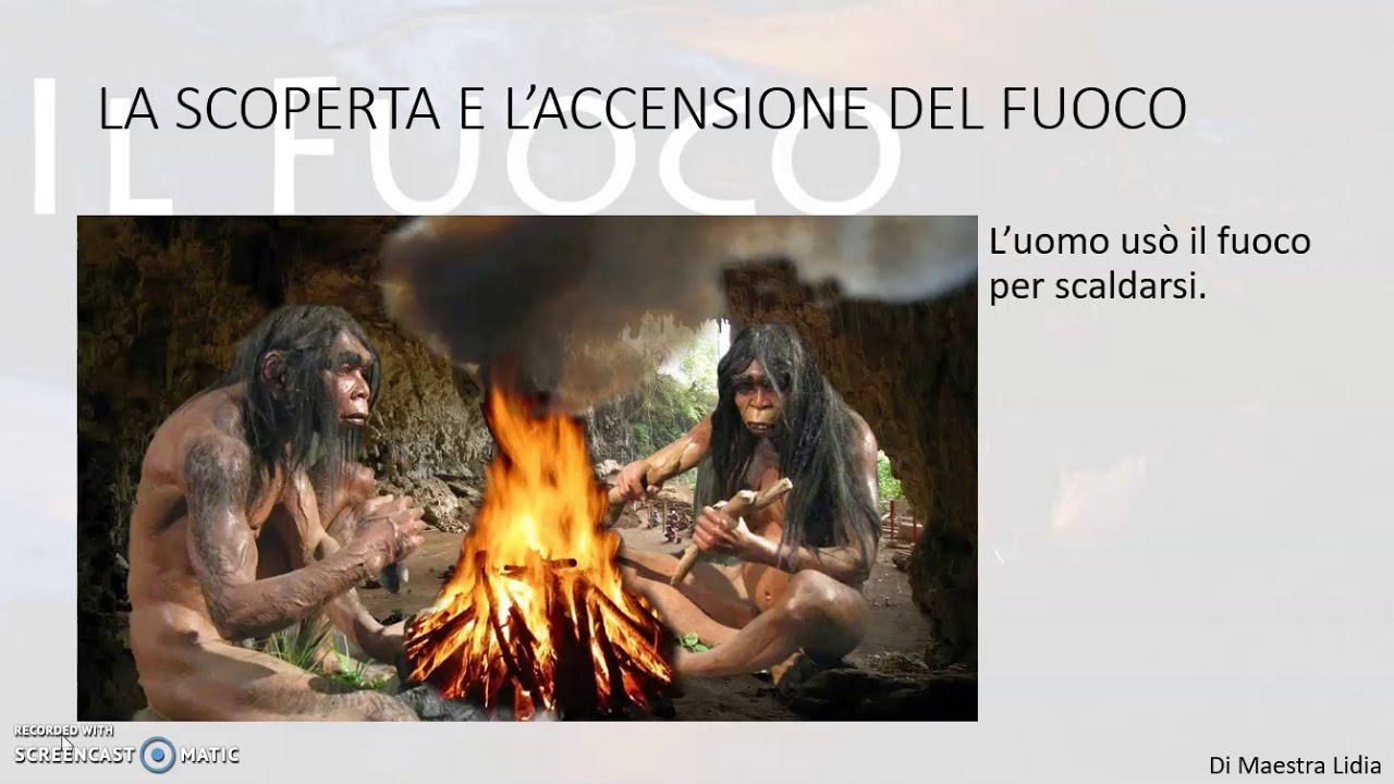 Maestra Lidia: Storia: La scoperta del fuoco - YouTube
