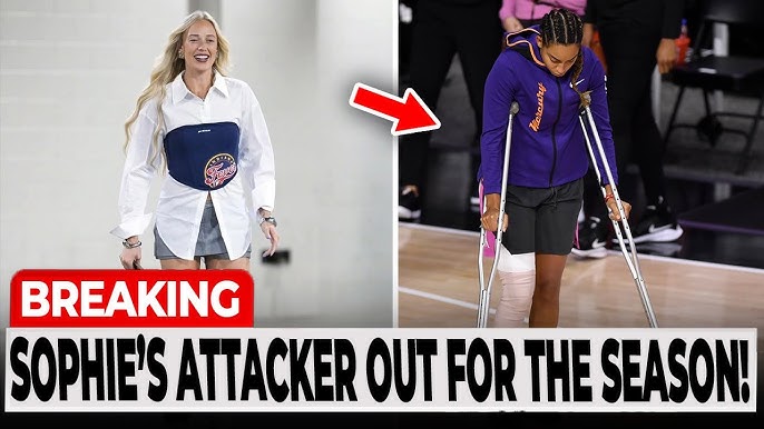 JUSTICE For Sophie Cunningham As INSTANT KARMA Hits Bria Hartley - OUT FOR THE SEASON!