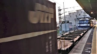 JR貨物 EF210 -162号機 貨物列車  JR西日本 223系2000番台 W編成  普通  米原行き  膳所駅  南草津駅   20211126