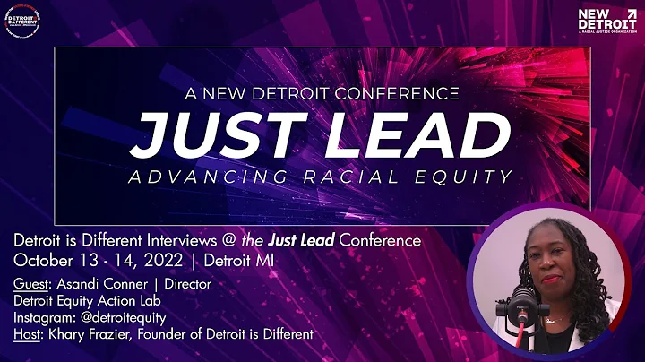 Asandi Conner @ the Just Lead Conference by New De...