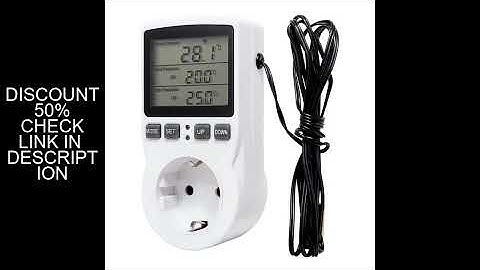 EU/US/FR/BR Timer Socket Thermostat Digital Temperature Controller Socket Outlet With Timer Switch S