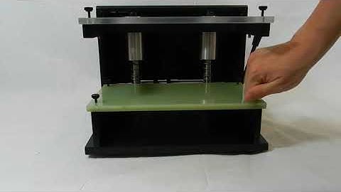 Mechanical Press Plate Change | Cortek Test Solutions