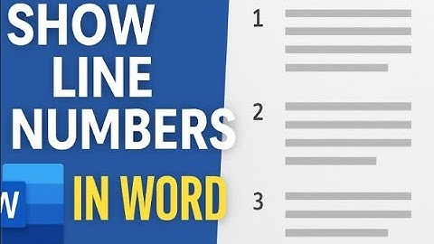 How to Add Continuous Line Numbers in MS Word | Make Editing & Referencing Easy 📄🔢