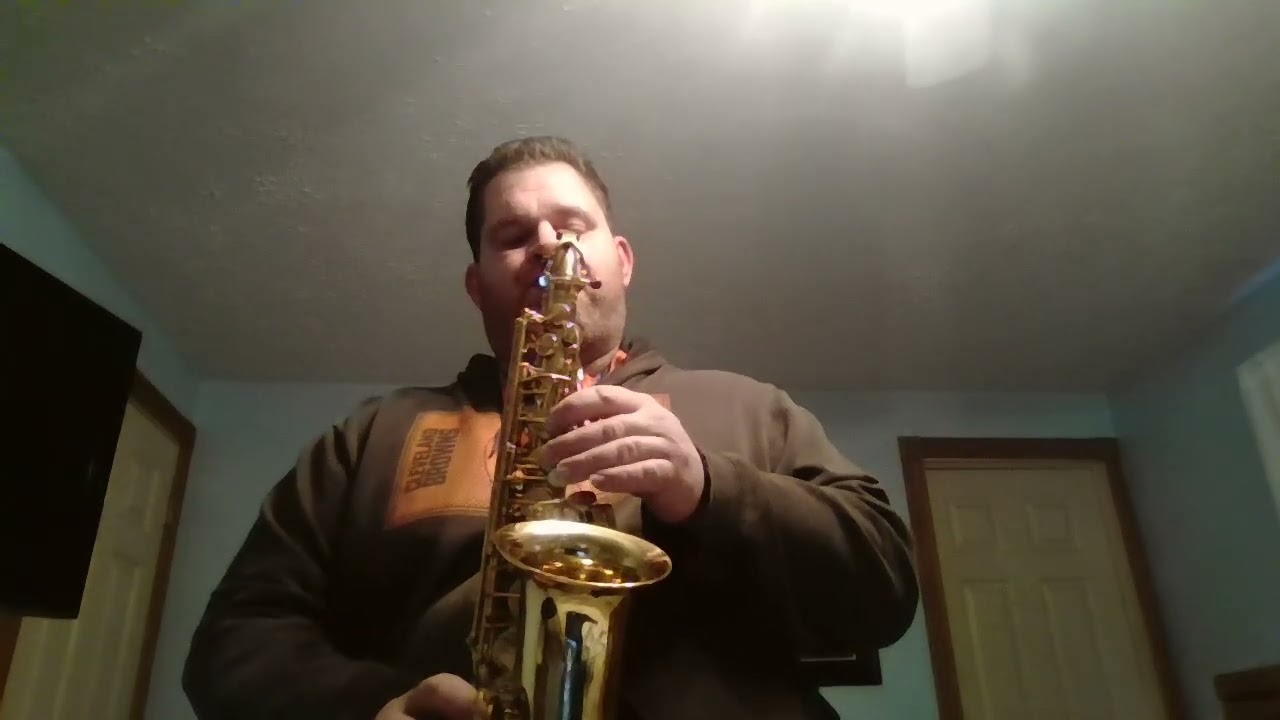 Albert Serafini. Alto Saxaphone. Oh Come All ye Faithfull.