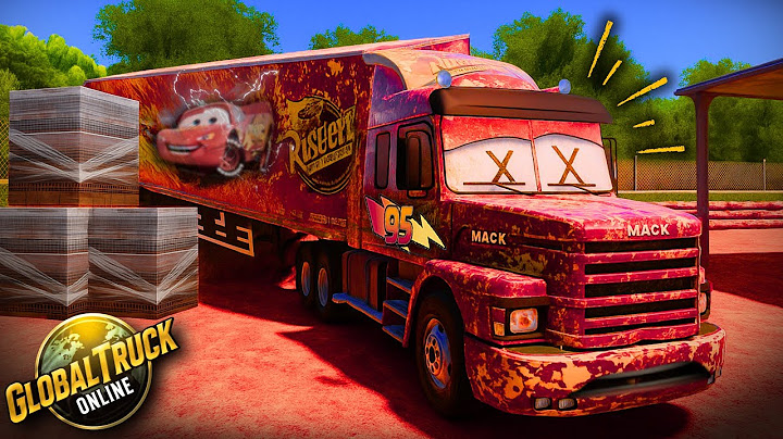 I FOUND THE LIGHTNING MCQUEEN TRUCK ABANDONED ON GLOBAL TRUCK ONLINE