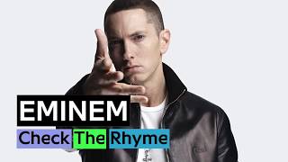 Eminem's 'Rap God' Rhyme Scheme - Check the Rhyme-DELETED VIDEO