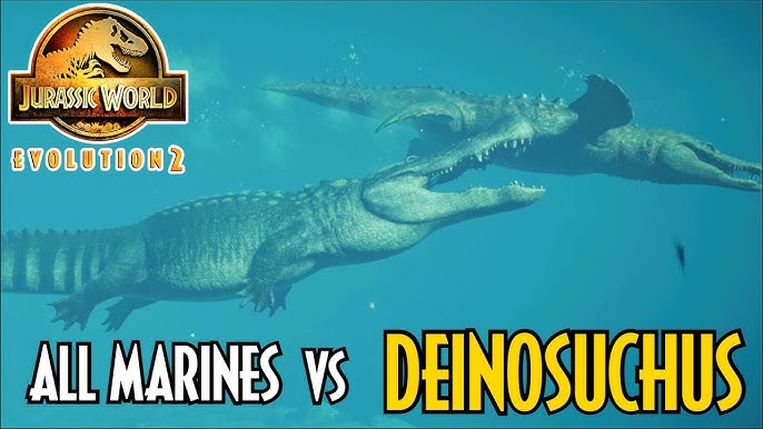 How to Draw Deinosuchus - giant crocodile alligator Jurassic World Easy  Step By Step 