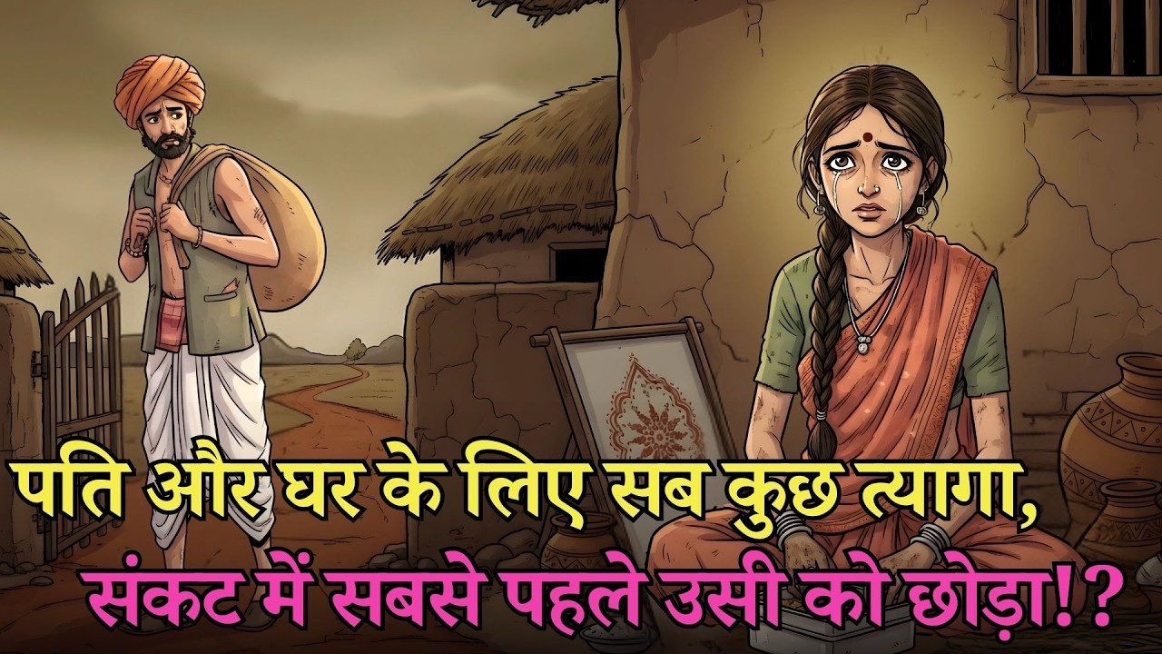 परिवार के लिए करियर छोड़ने वाली पत्नी, संकट आते ही सबसे पहले छोड़ दी गई – एक मार्मिक भारतीय लोककथा