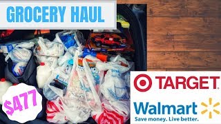 HUGE Grocery haul 2019 || WALMART & TARGET HAUL || OPEN COLLAB