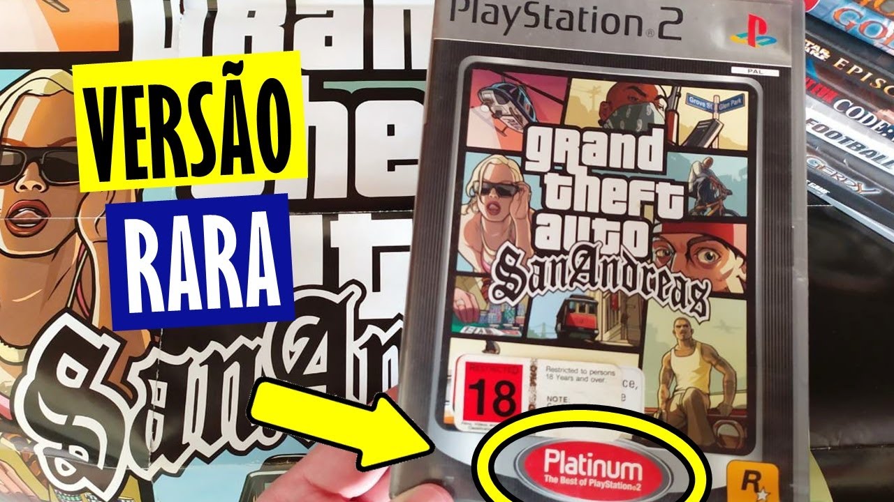 Jogo Ps2 Gta San Andreas