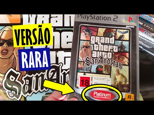 Jogo Grand Theft Auto: San Andreas (Greatest Hits) PS2 novo em