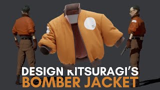 Design Kim Kitsuragi's Bomber Jacket | CLO3D Beginner Tutorial | Disco Elysium | Marvelous Designer