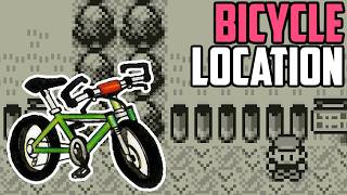 Where to Find the Bicycle - Pokémon Red & Blue