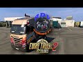 ETS2 1.54 | Caucasus Dream Map 2.4 | Steering Wheel Gameplay
