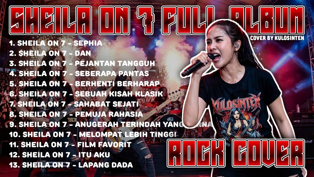 SHEILA ON 7 FULL ALBUM ROCK COVER | Lagu Yang Pernah Mengisi Masa Muda