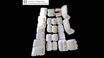 PS foam disposable lunch box making machine, plastic foam box machine, restaurant fast food box