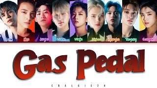 CRAVITY (크래비티) - 'GAS PEDAL' (Color Coded Lyrics Eng/Rom/Han/가사)