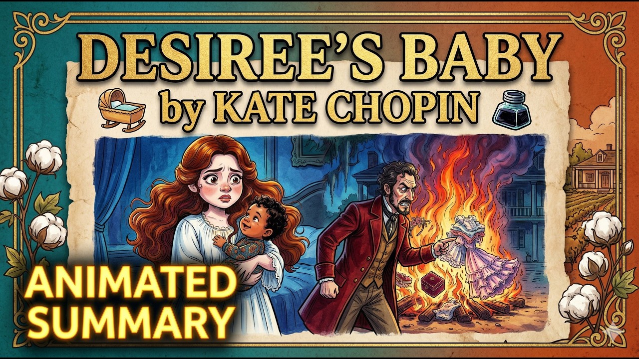Animated summary of Desiree’s Baby by Kate Chopin - YouTube