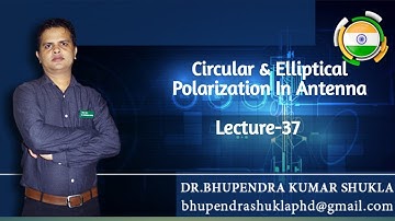 CIRCULAR AND ELLIPTICAL POLARIZATION IN ANTENNA