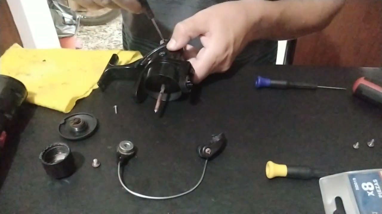Desarmado y armado de reel frontal Black Eagle