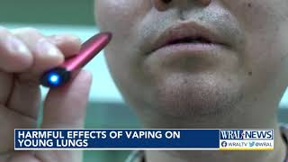 Research shows the harmful effects of vaping in young people