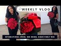 WEEKLY VLOG | WORKING INTERNATIONALLY IS STRESSFUL 😑 | GETTING RED ROSES 🌹 | SHEIN WIG &amp; MORE