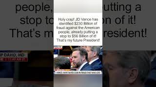 JD Vance targets billions in fraud to protect American taxpayers. 🇺🇸#JDVance #USNews #Politics