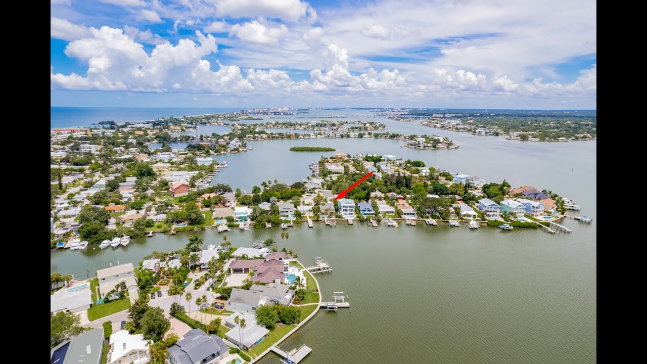 SOLD ! Intracoastal Waterfront Pool Home at 333 12th Ave Indian Rocks