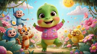 🎵 Baby Dino Brush Time Song | kids nursery rhymes | Baby Song, Dino Hygiene Cartoon 🦖🪥