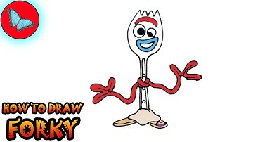 How To Draw Forky Toys Story | Drawing Animals