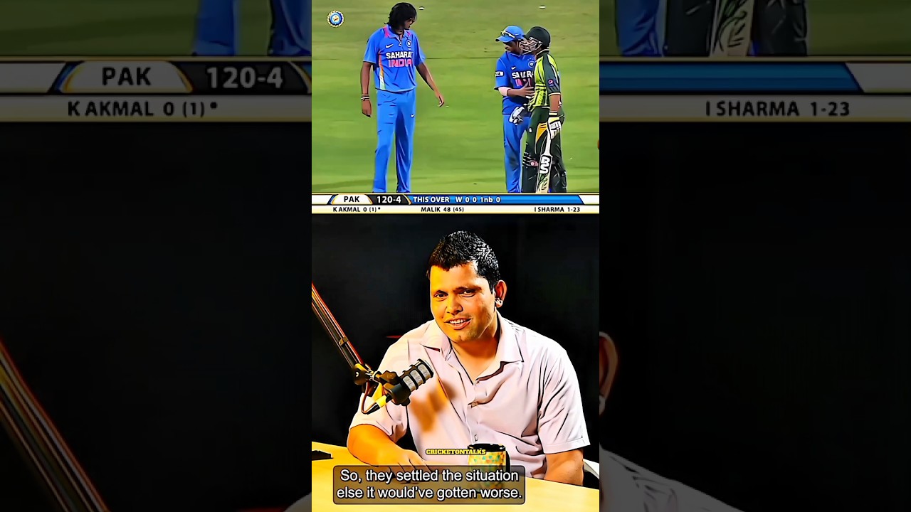 Ishant Sharma on his face-off with Pakistani player Kamran Akmal 