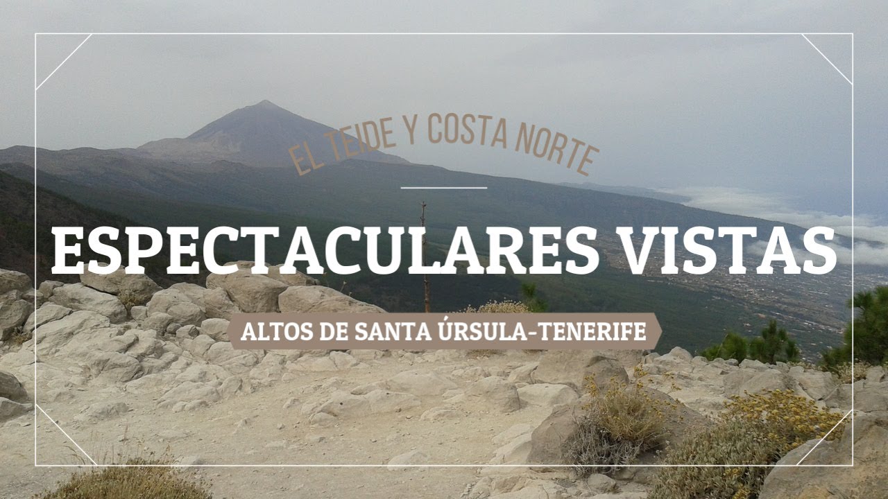 Senderos de Tenerife: Vistas del Teide y costa norte. Chipeque, Joco, Ayesa. Santa Úrsula. Tenerife.