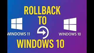 Rollback Windows 11 to Windows 10 | Downgrade #windows11 Without Data Loss (Act Before 10 Days!)