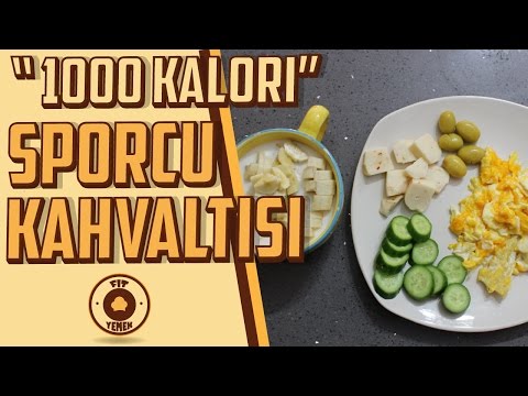 Sporcu Kahvaltısı - 1000 KALORİ | FitYemek