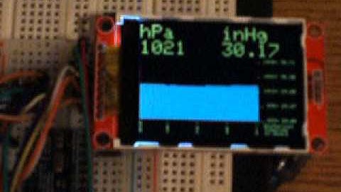 Maple Mini STM32F103 ARM on Arduino: GPS Clock & Barometer