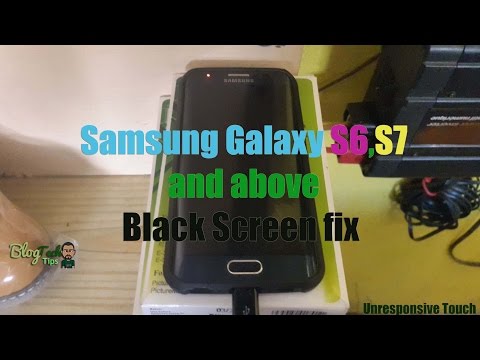 Samsung Galaxy S6, S6 Edge,S7 and above Black Screen fix