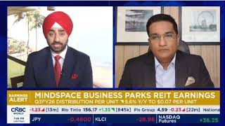 CNBC World | Inside India - Mindspace REIT on Q3 FY26 Results & Office Market Trends