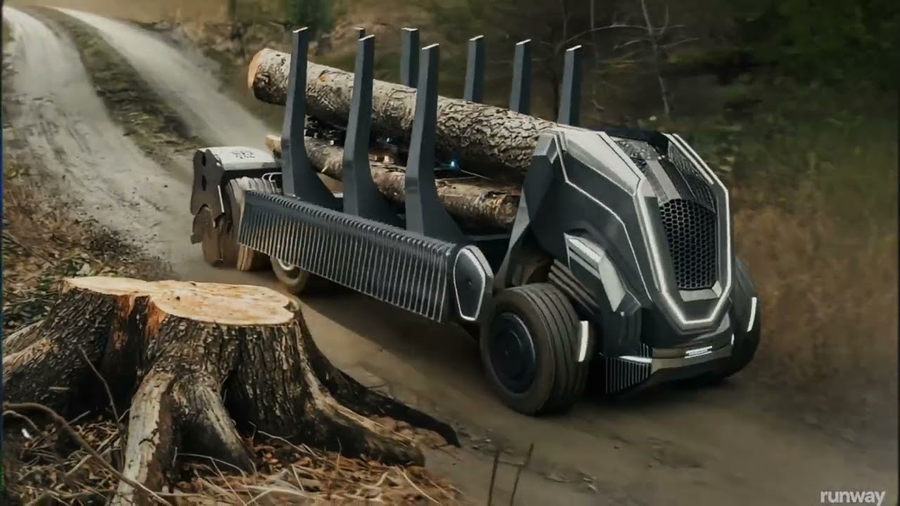 Revolutionary Logging Trailer: Efficiency, Safety, and Sustainability