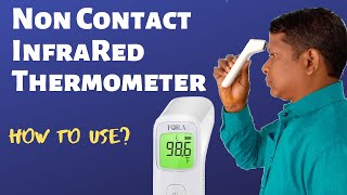 How to Use Non Contact Infraed Thermometer, Fora IR42 Unboxing & Review