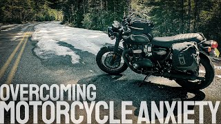 Overcoming Motorcycle Fear & Anxiety | Relaxing Triumph Bonneville T120 Ride In The Forest