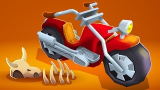 Motorcycle Blender 3d Design Hand Painted Texture